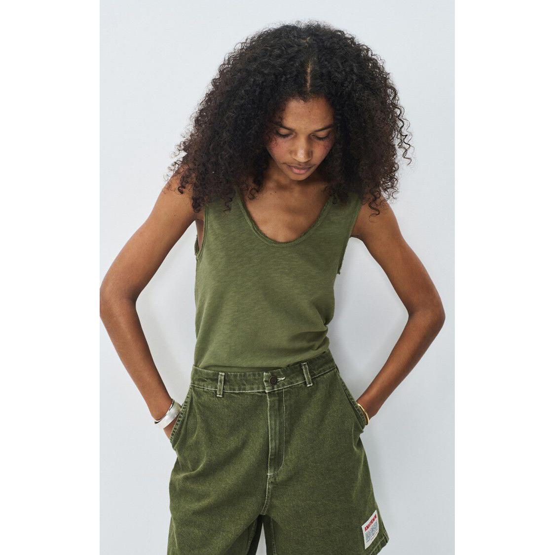 American Vintage Son29 Tank Top - Vintage Tortoise  American Vintage Pisces Boutique