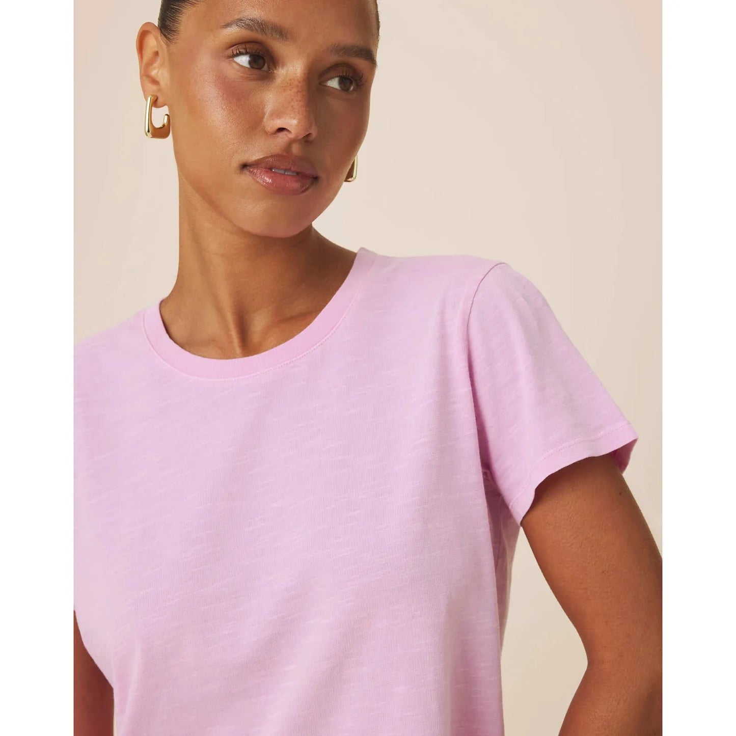 Splendid Louisa Short Sleeve Tee Rose Petal  Splendid Pisces Boutique