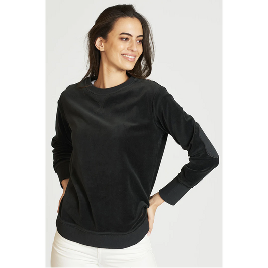 EST 1971 High-Low Velour Sweatshirt - Slate