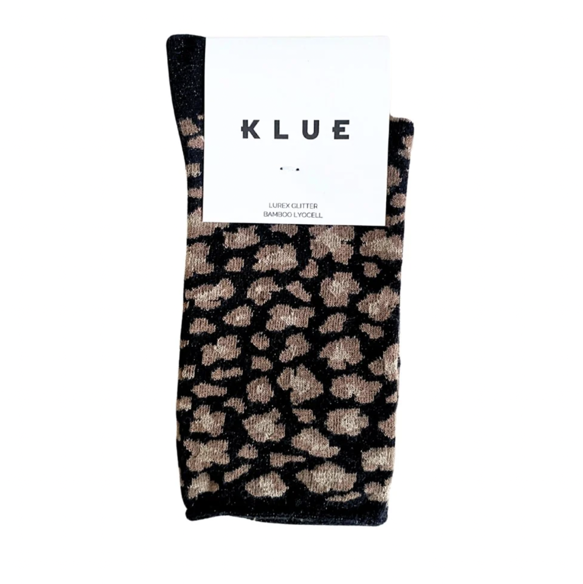Klue Socks - Leopard Black