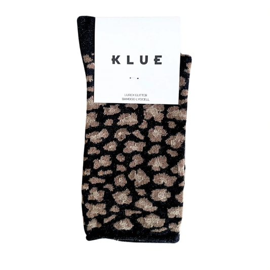 Klue Socks - Leopard Black