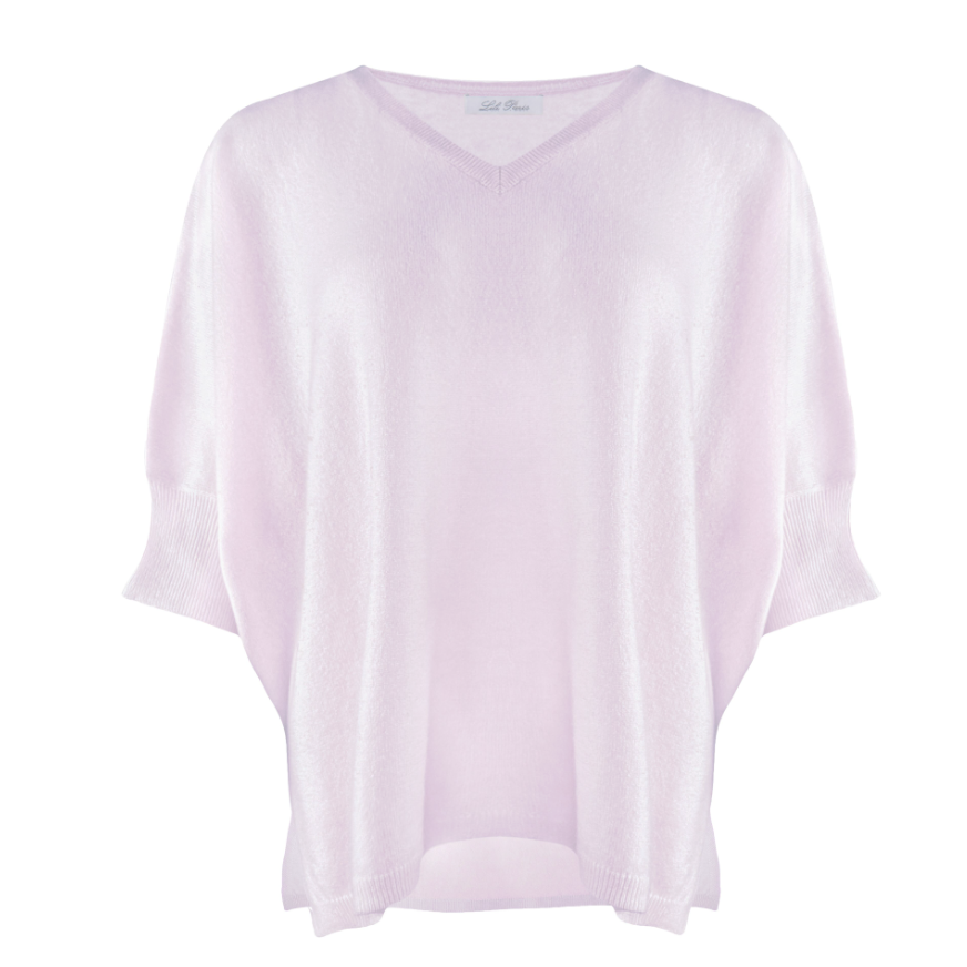 Lili Paris 100% Cashmere V - Peony  Lili Paris Pisces Boutique