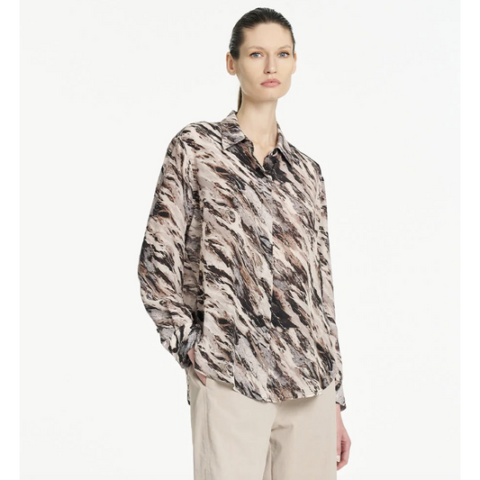 Mela Purdie Soft Silk Shirt - Agate Print  Mela Purdie Pisces Boutique
