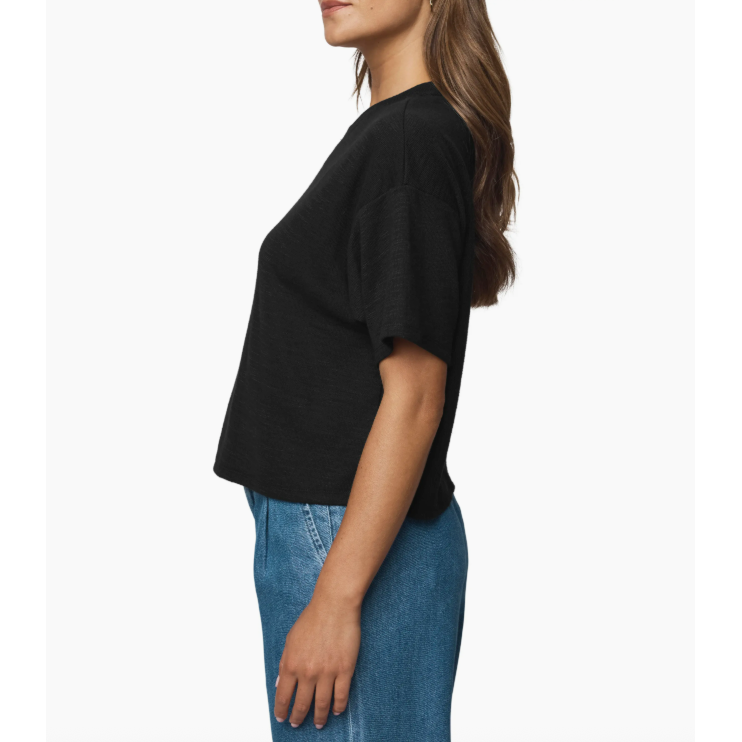 Splendid Callista Short Sleeve Tee - Black  Splendid Pisces Boutique