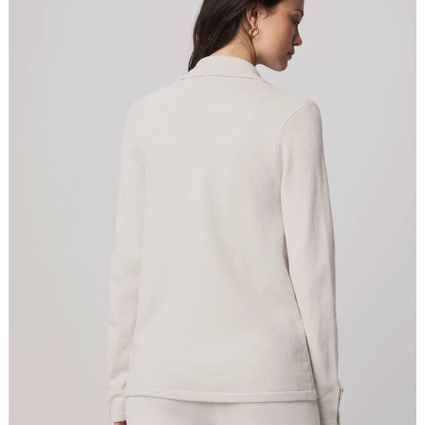Splendid Hannah Sweater Blazer - Pale Oak Heather  Splendid Pisces Boutique