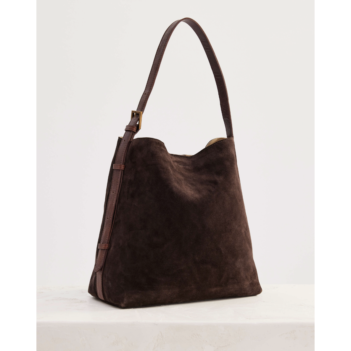 JuJu & Co Suede Cabas Tote - Chocolate  JuJu & Co Pisces Boutique