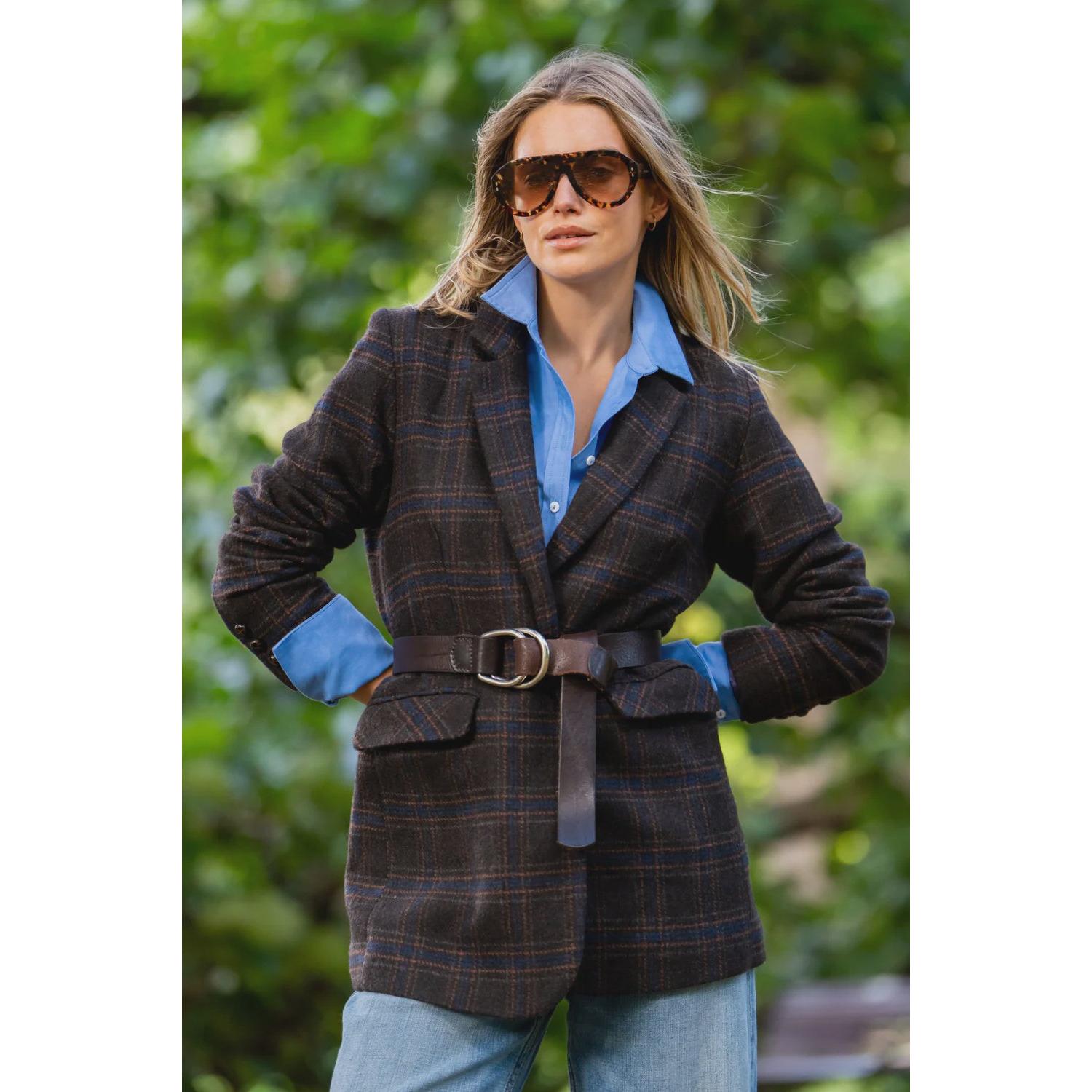 Shirty The iris Blazer - Perfect Plaid  Shirty Pisces Boutique