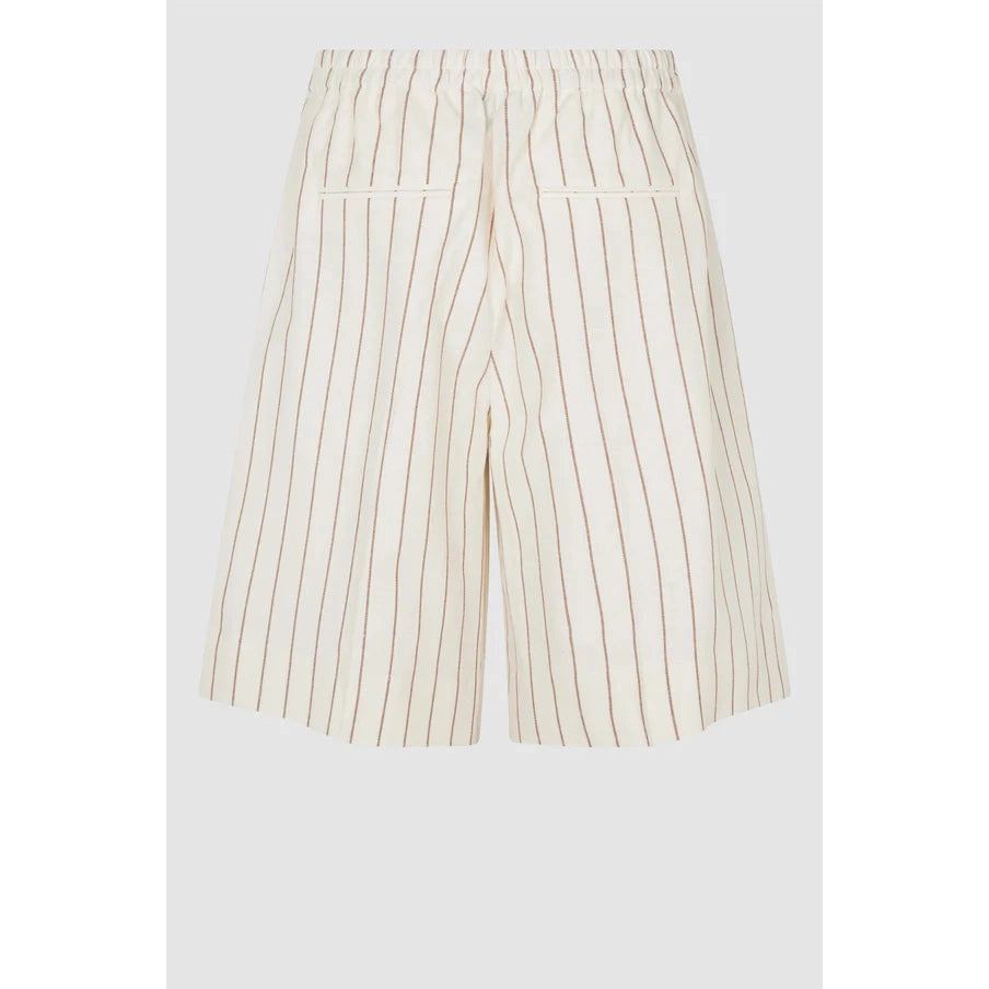 Second Female Spigato Classic Shorts - Antique White