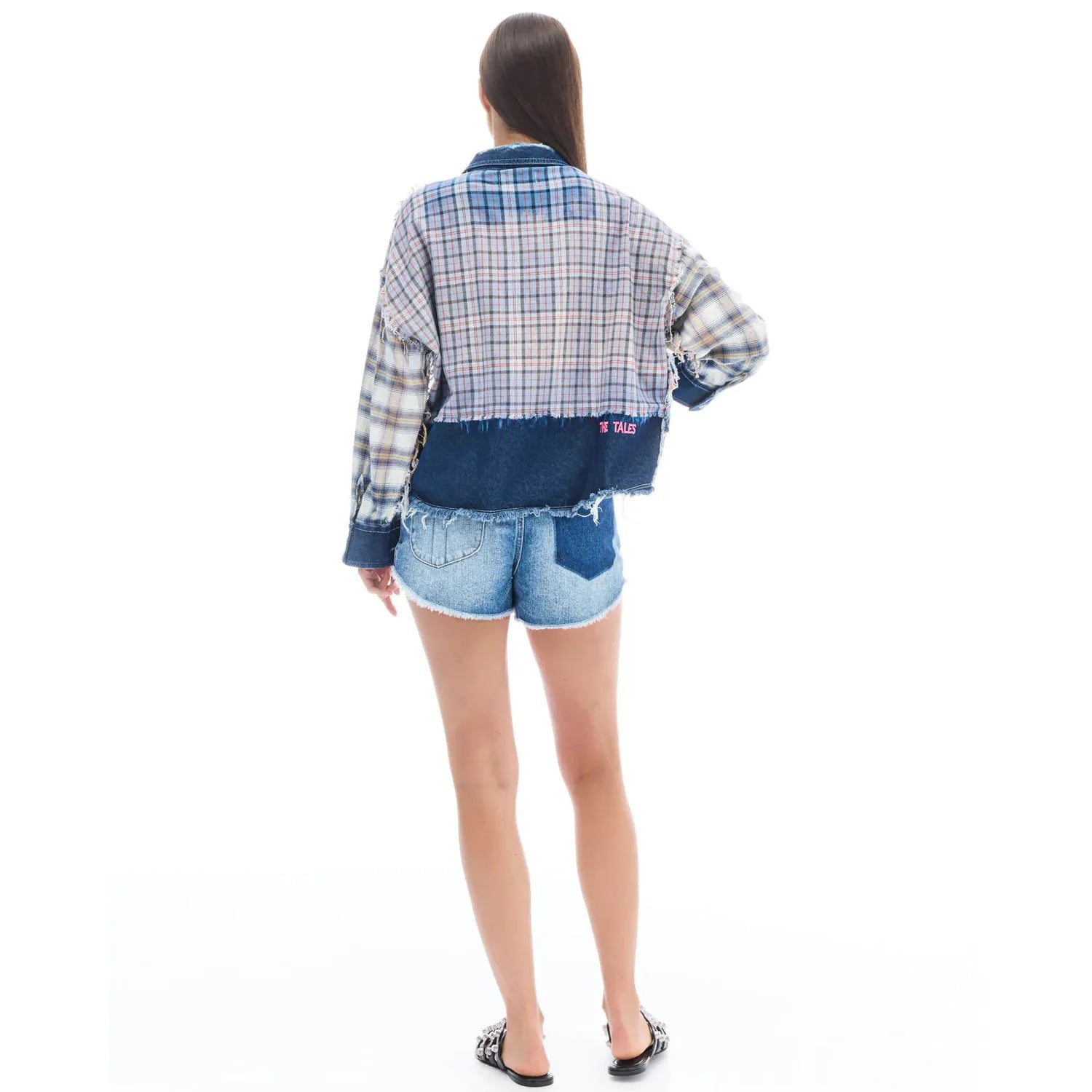The Tales Denim and Flannel Shirt  The Tales Pisces Boutique