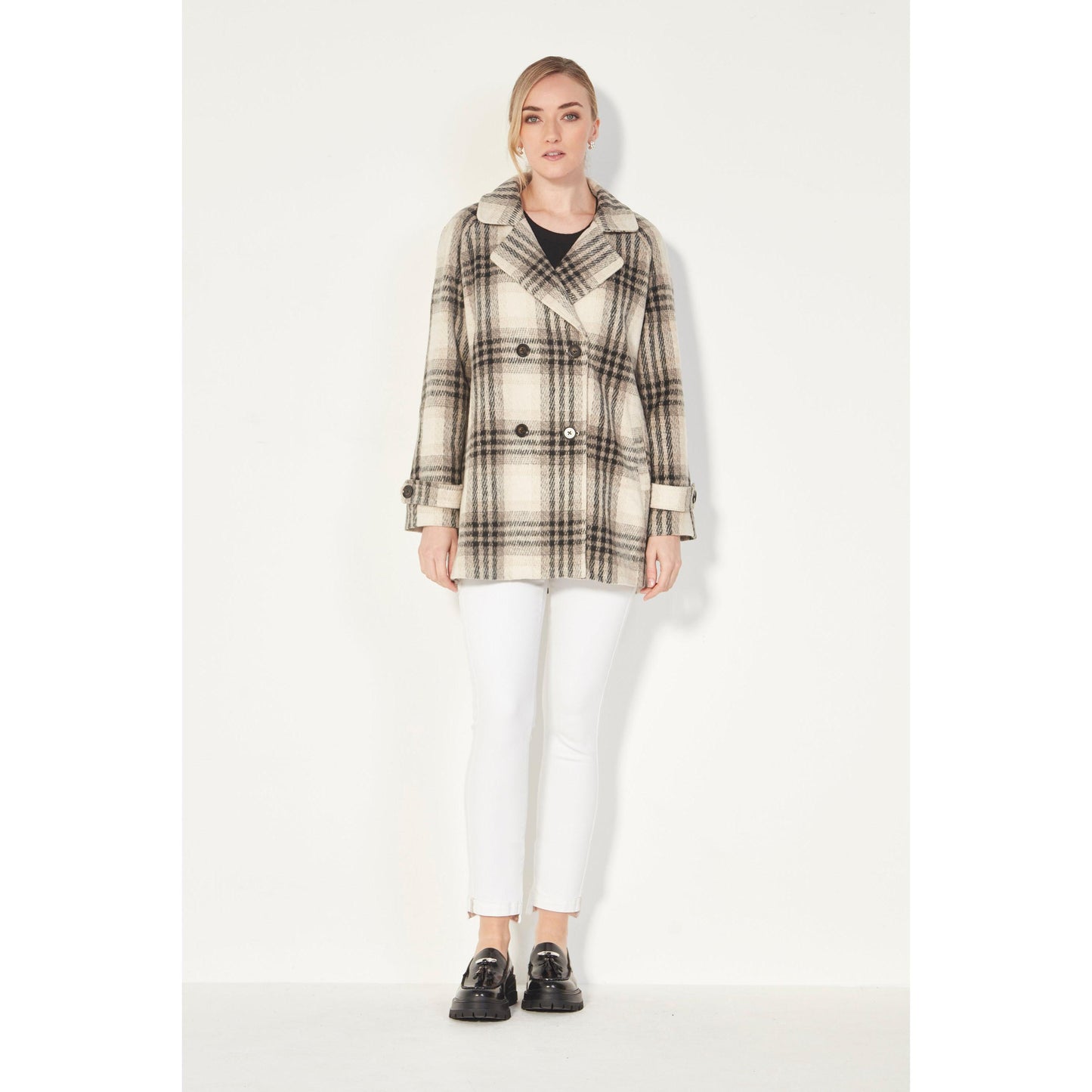Verge Tori Coat - Check