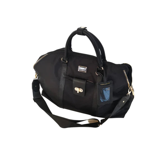 Paula Ryan Side Zip Travel Bag - Black/Gold  Paula Ryan Pisces Boutique