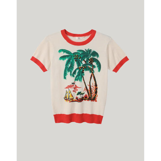 ME 369 Nora Knit Top - Palm