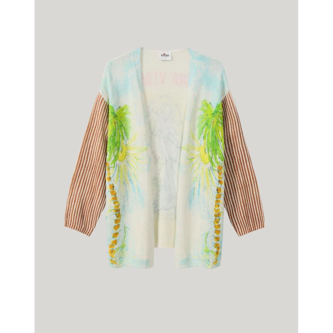 ME 369 Mykonos Printed Cardigan - Pura Vida