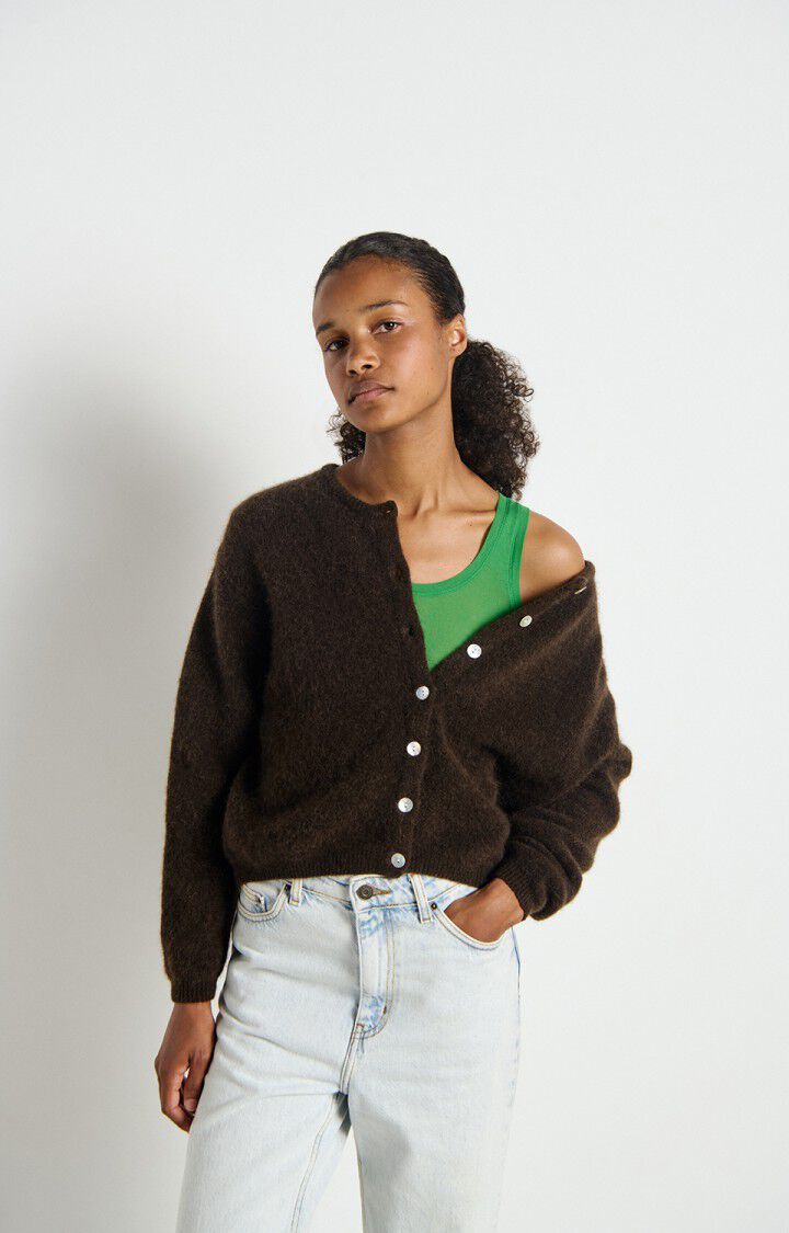 American Vintage VITO19E  Pullover - Coffee Melange