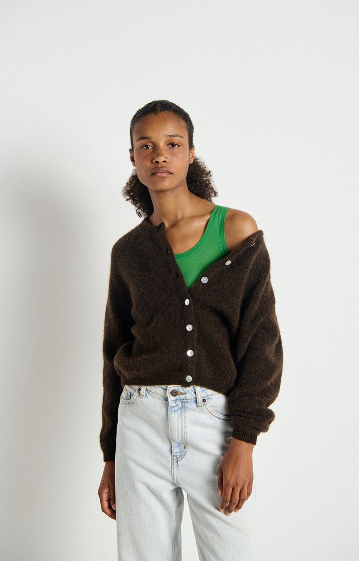 American Vintage VITO19E  Pullover - Coffee Melange