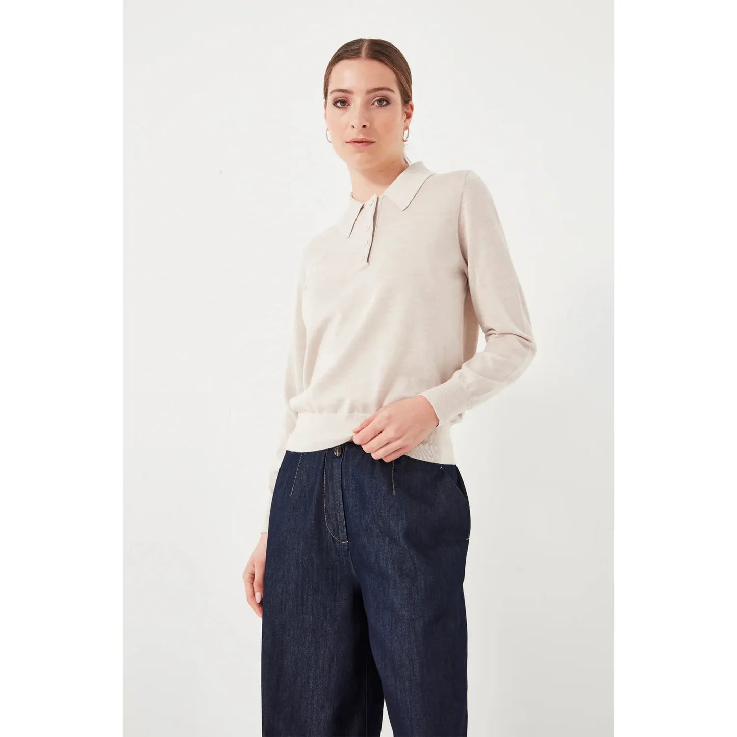 Verge Valley Sweater - Chalk Marle  Verge Pisces Boutique
