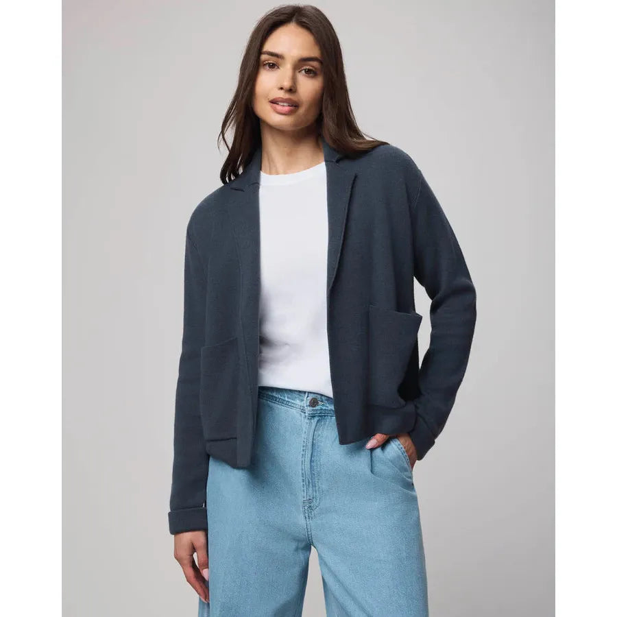 Splendid Estelle Jacket - Ice Navy  Splendid Pisces Boutique