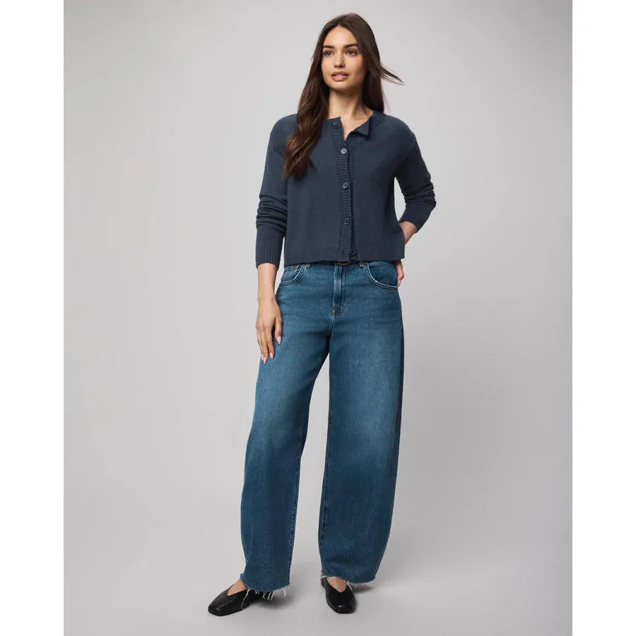 Splendid Amber Crop Cardigan - Ice Navy  Splendid Pisces Boutique