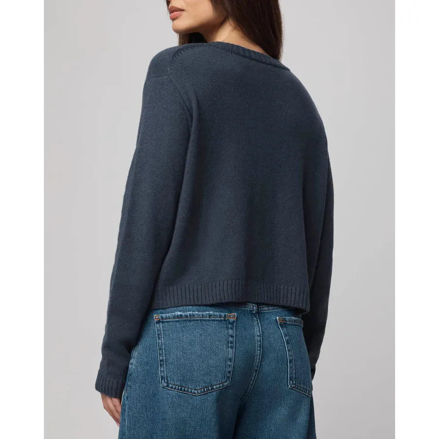 Splendid Amber Crop Cardigan - Ice Navy  Splendid Pisces Boutique