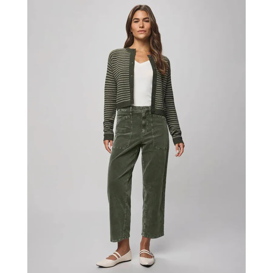 Splendid Corduroy Pant - Green Spruce  Splendid Pisces Boutique