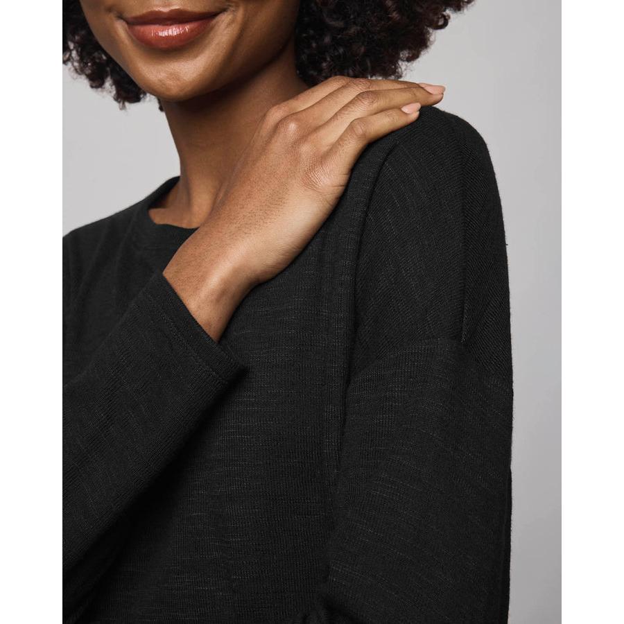 Splendid Long Sleeve Tee - Black  Splendid Pisces Boutique