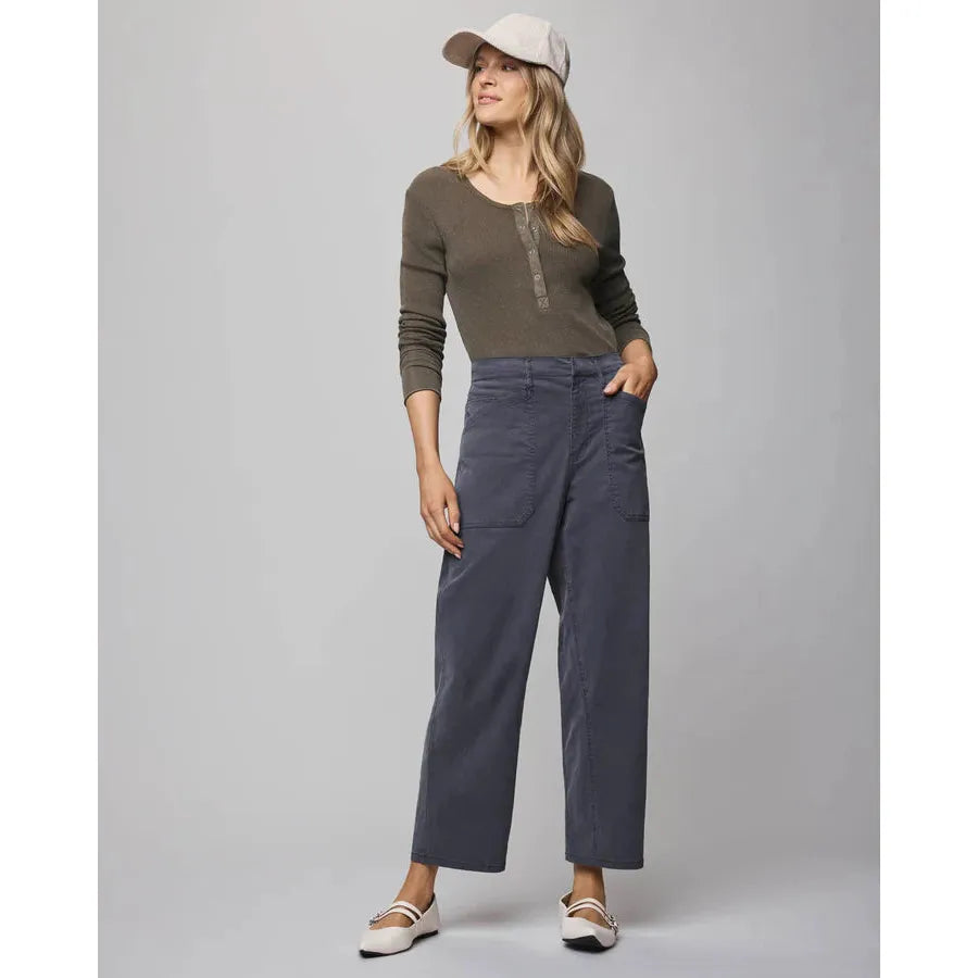 Splendid Thermal Forever Henley L/S Tee - Cedar Brown  Splendid Pisces Boutique