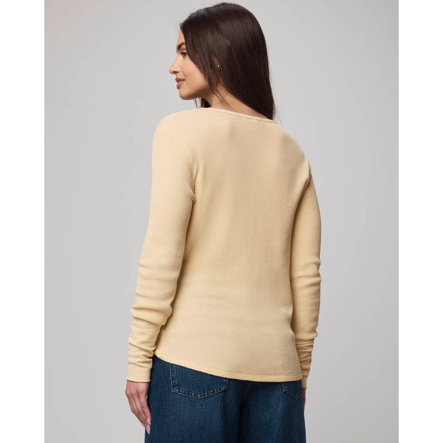 Splendid Thermal Forever Henley L/S Tee - Yellowstone  Splendid Pisces Boutique