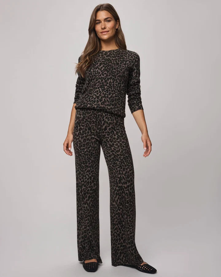 Splendid Sweater Pant - Leopard