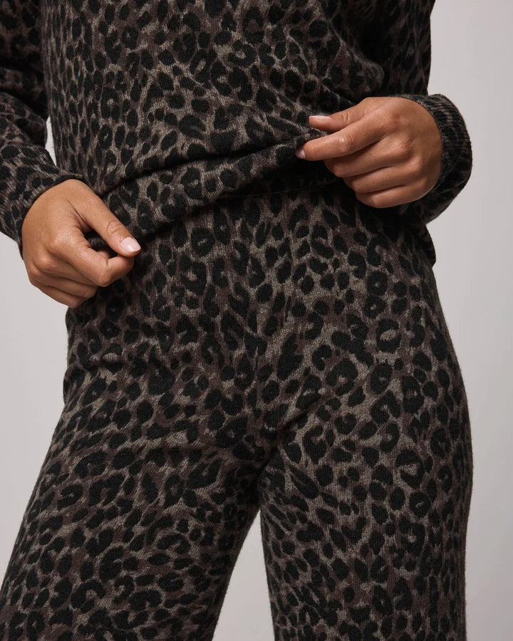 Splendid Sweater Pant - Leopard