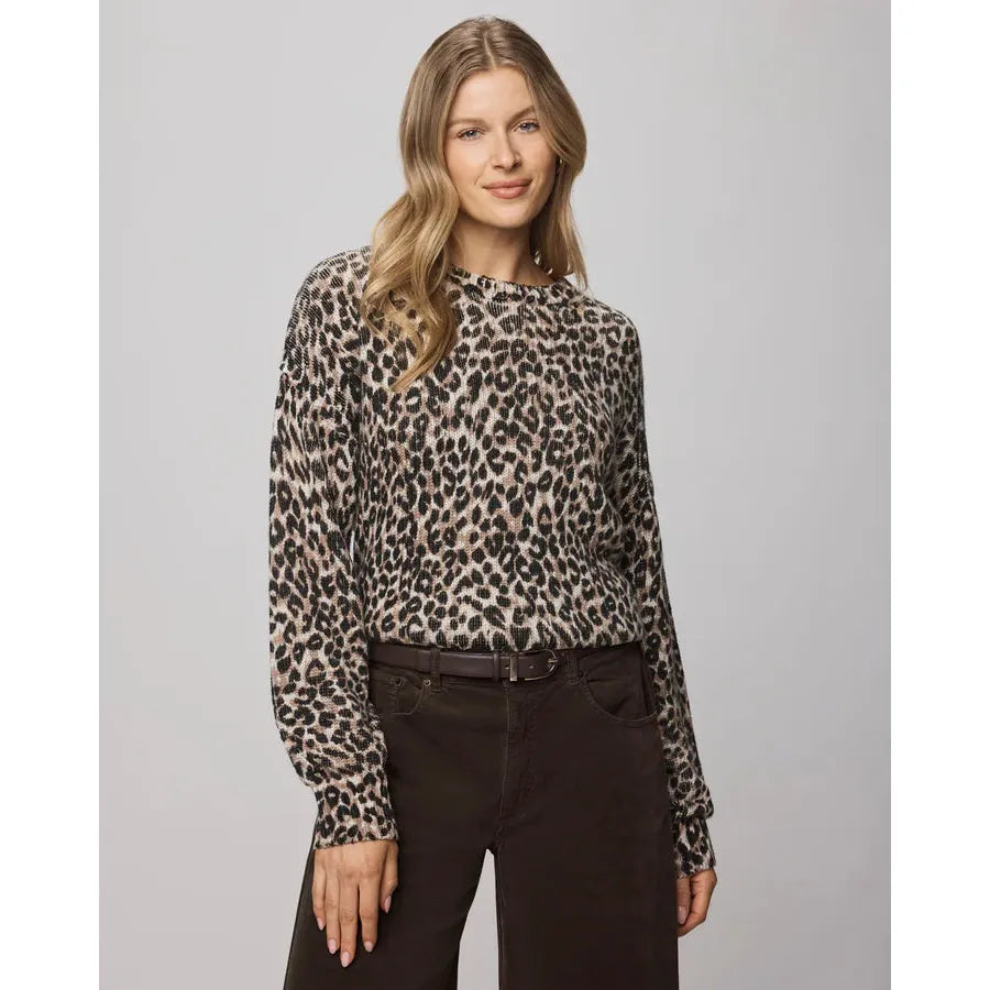 Splendid Delany Sweater - Leopard  Splendid Pisces Boutique