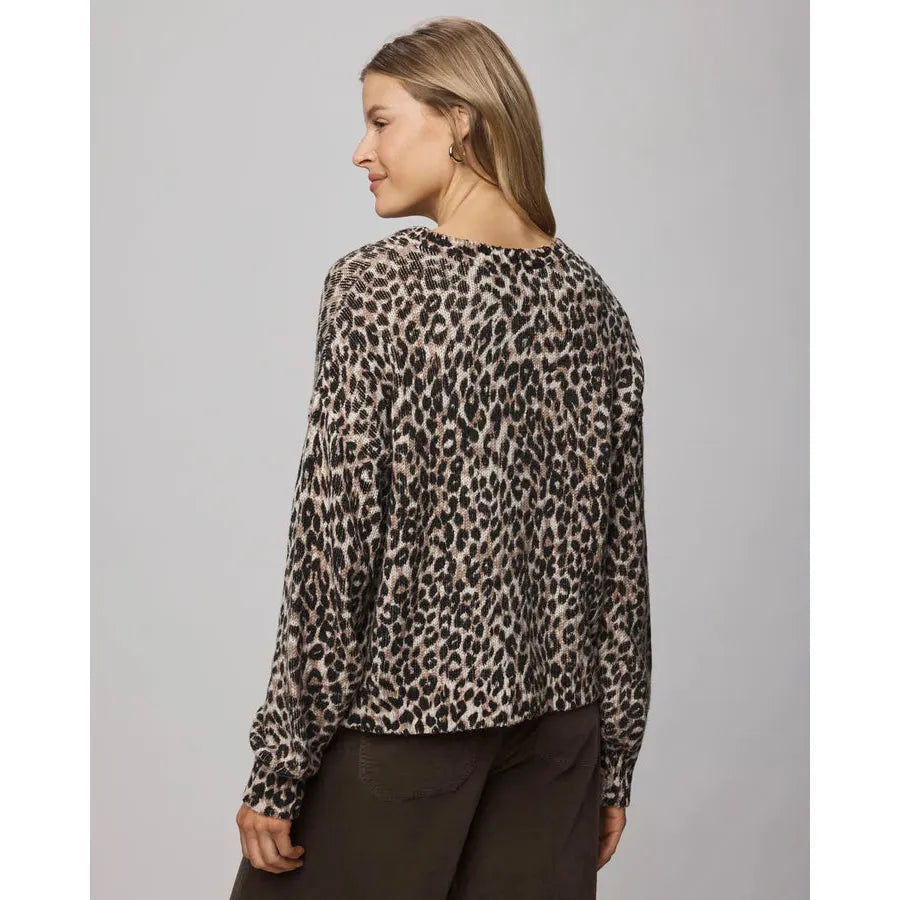 Splendid Delany Sweater - Leopard  Splendid Pisces Boutique