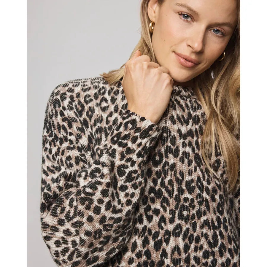 Splendid Delany Sweater - Leopard  Splendid Pisces Boutique