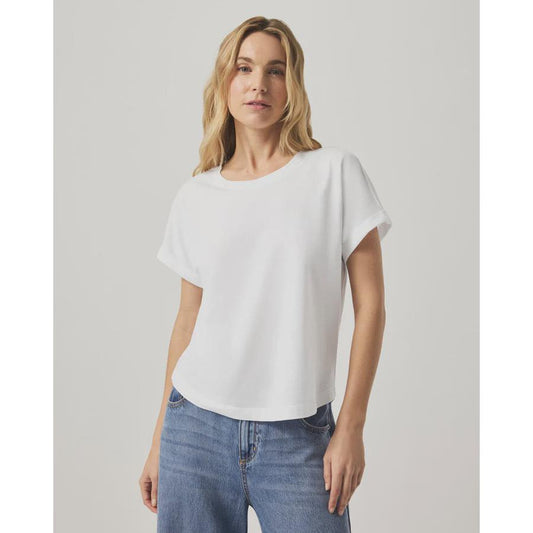 Splendid Skye Short Sleeve Tee - White