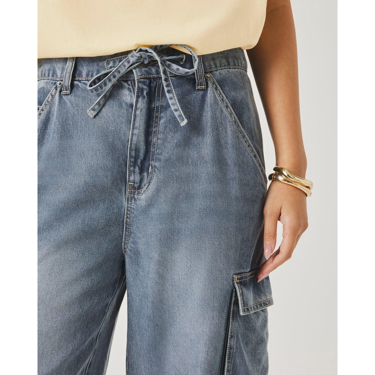 Splendid Lounge Denim Cargo Short Indigo  Splendid Pisces Boutique