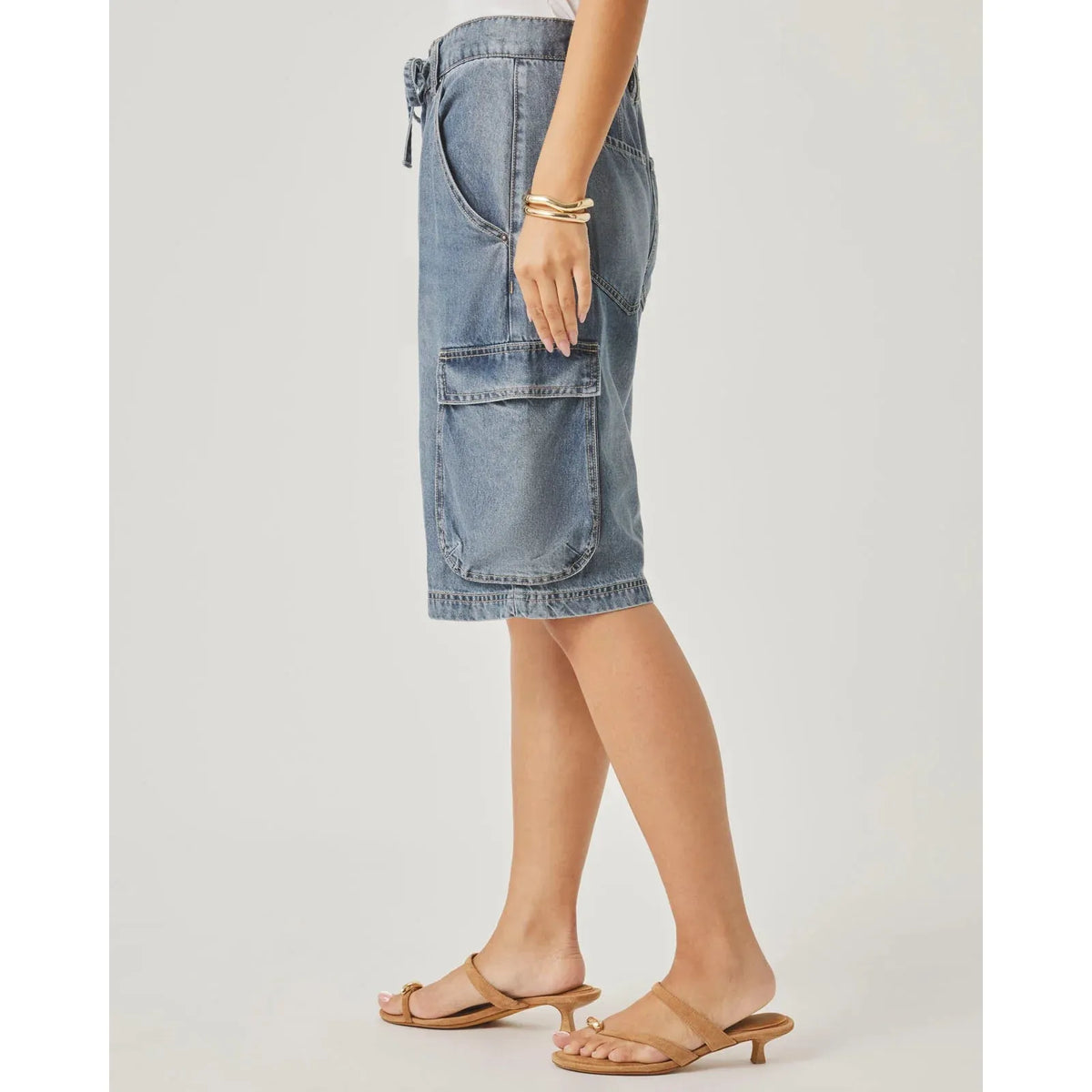 Splendid Lounge Denim Cargo Short Indigo  Splendid Pisces Boutique