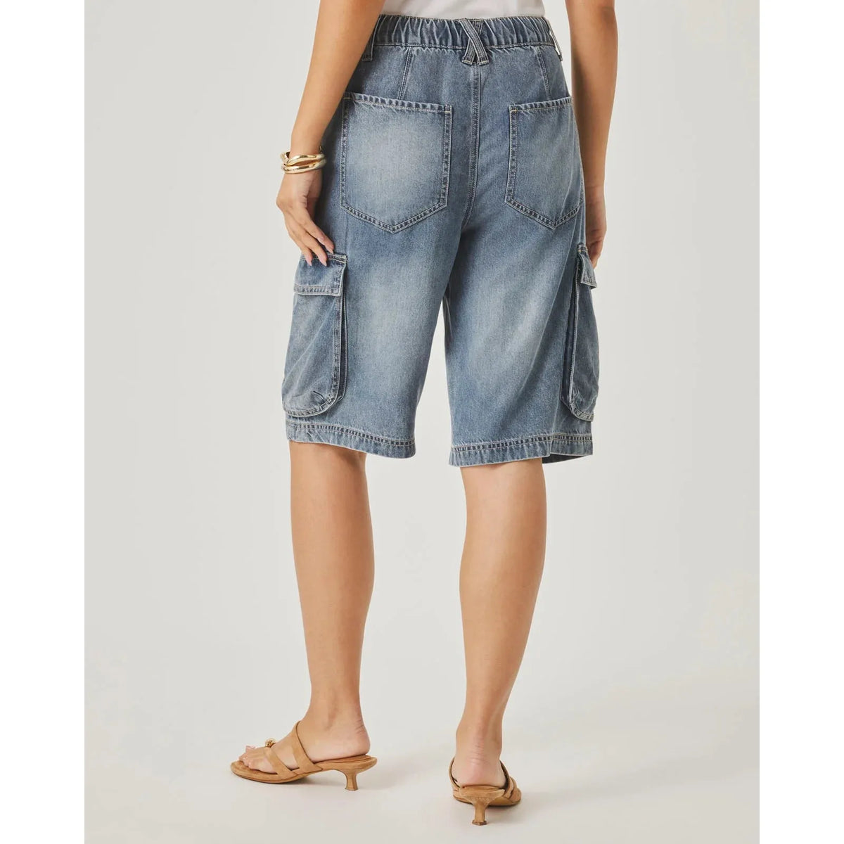 Splendid Lounge Denim Cargo Short Indigo  Splendid Pisces Boutique