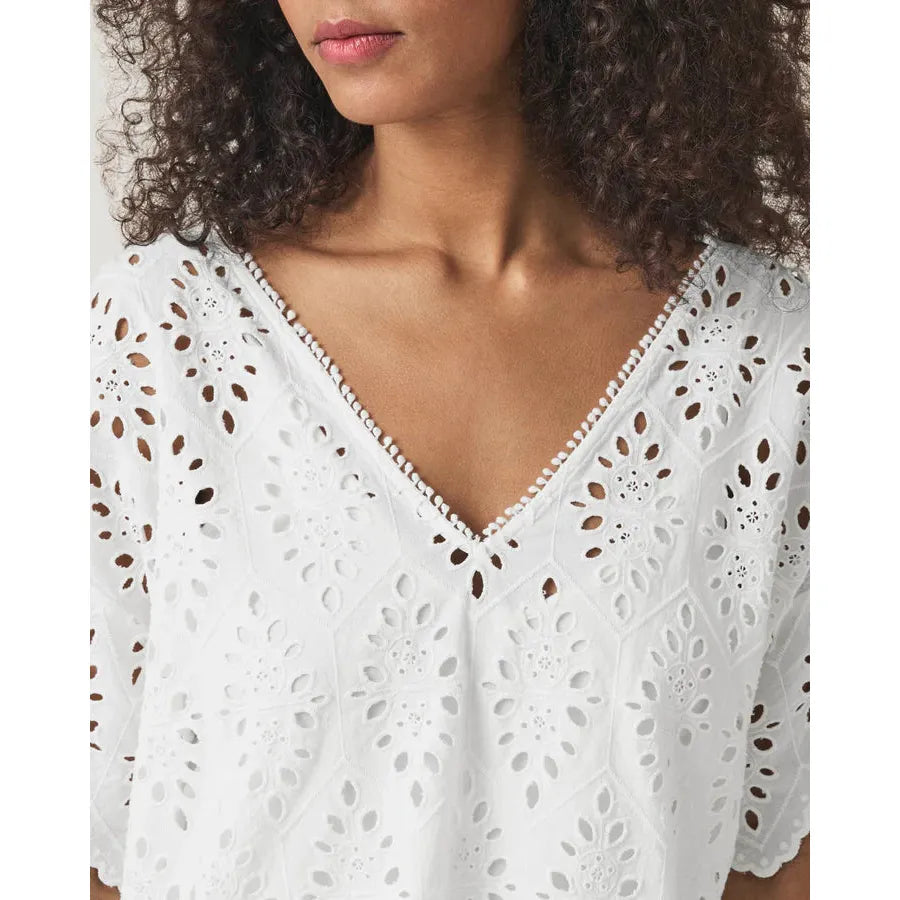 Splendid Sandro Eyelet dress - White