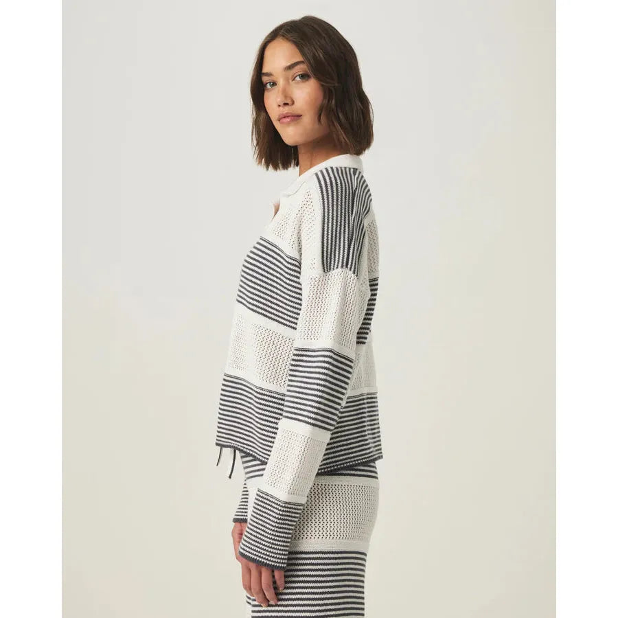 Splendid Ronnie Sweater - Ink Stripe