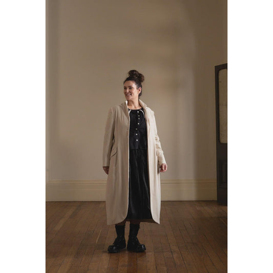 Meg By Design Arc Coat Cotton Velvet - Fawn  meg by design Pisces Boutique