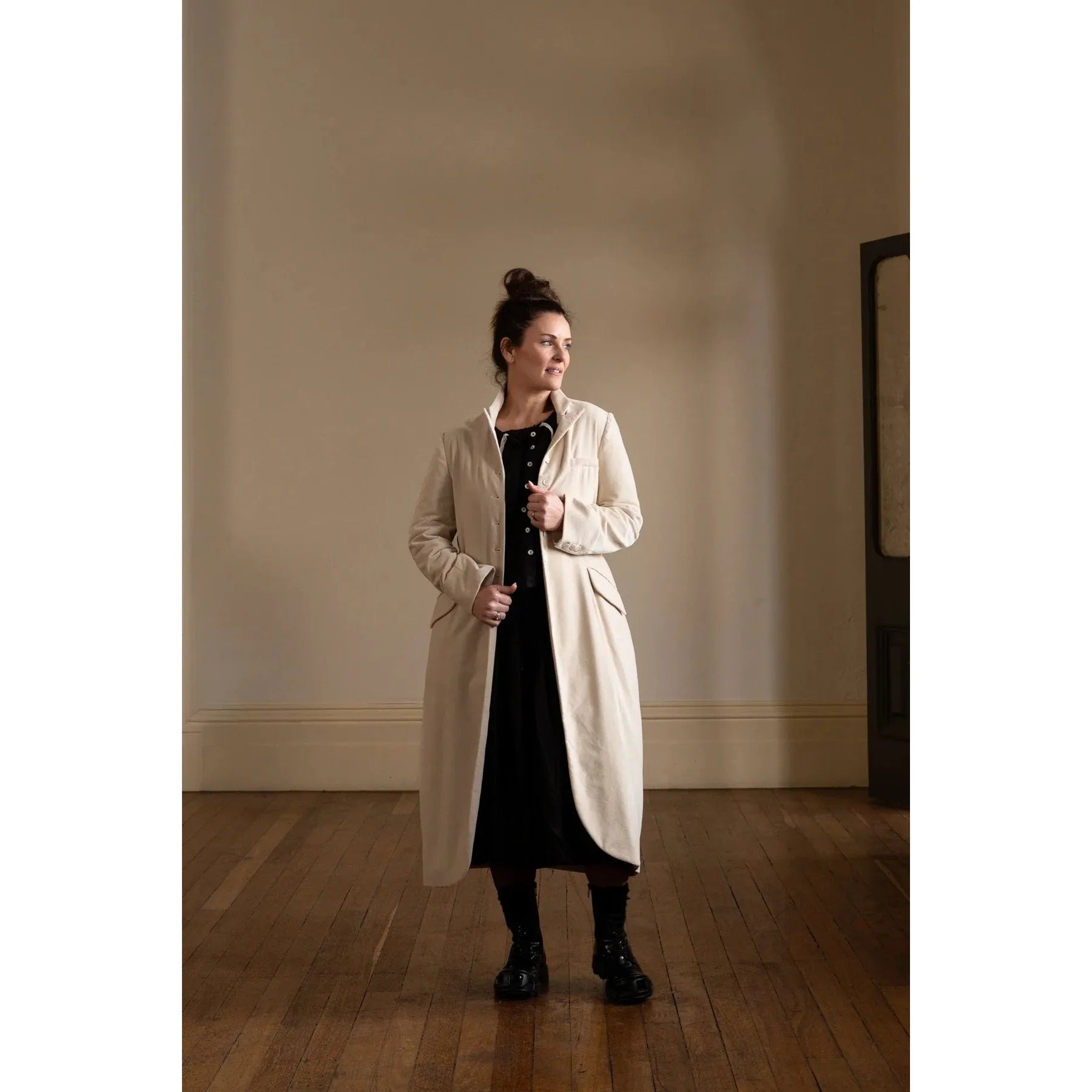 Meg By Design Arc Coat Cotton Velvet - Fawn  meg by design Pisces Boutique
