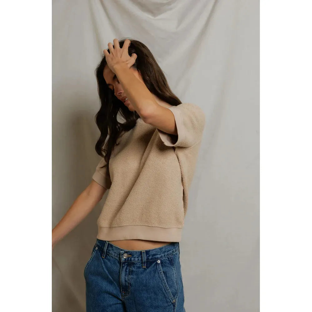 Perfect White Tee Kennedy Fleece S/S - Driftwood  Perfect White Tee Pisces Boutique