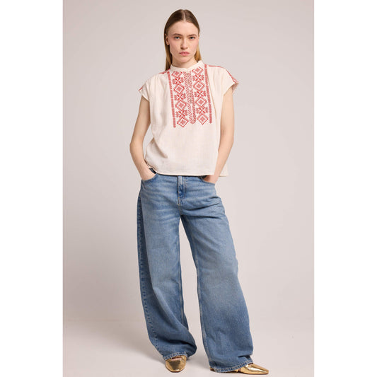 Louizon Mikaman Top - Creme