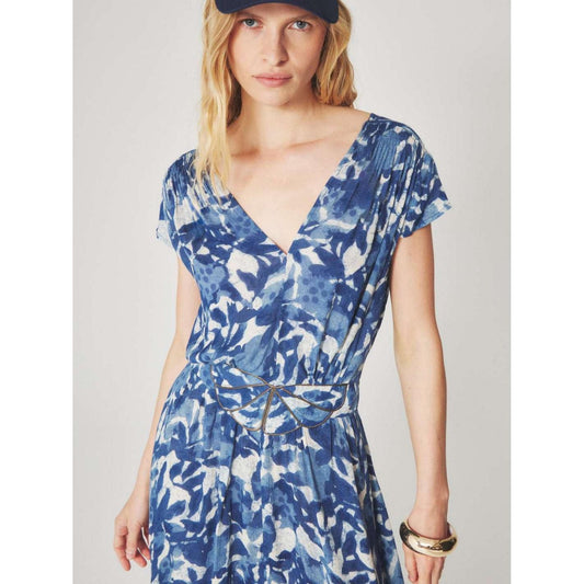 Louizon Kleya Dress - Mud Print  Louizon Pisces Boutique