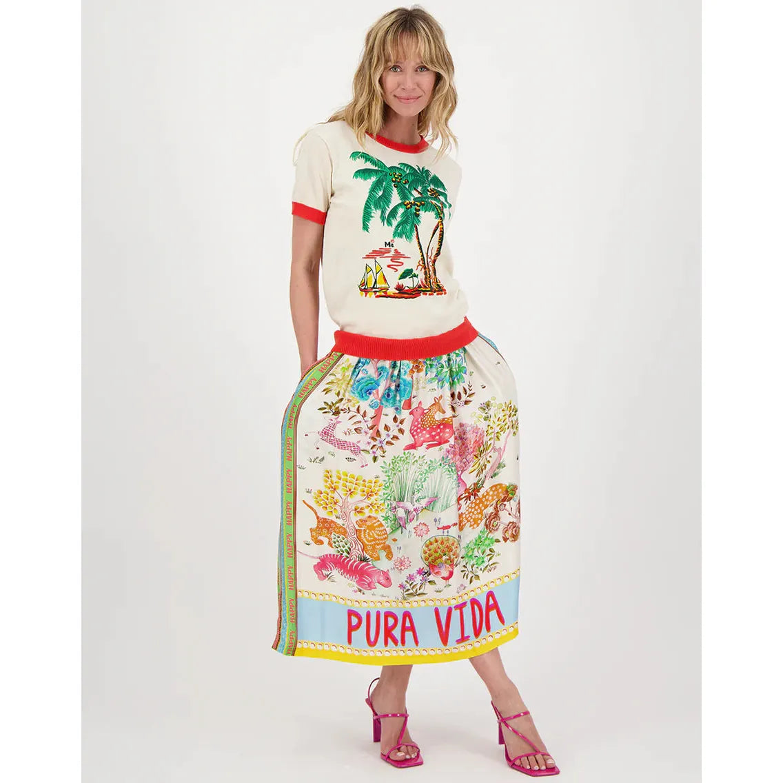 ME 369 Nora Knit Top - Palm