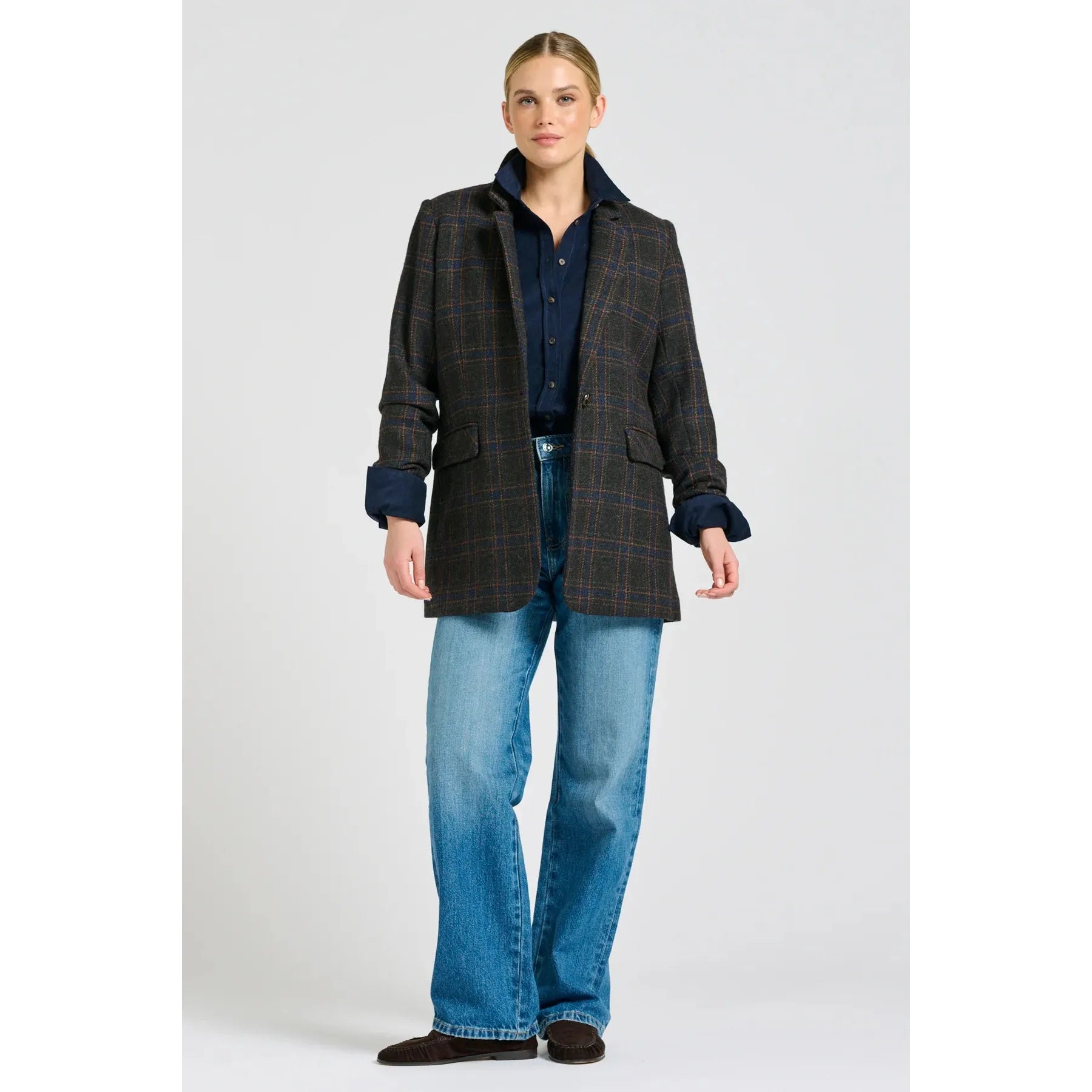 Shirty The iris Blazer - Perfect Plaid  Shirty Pisces Boutique