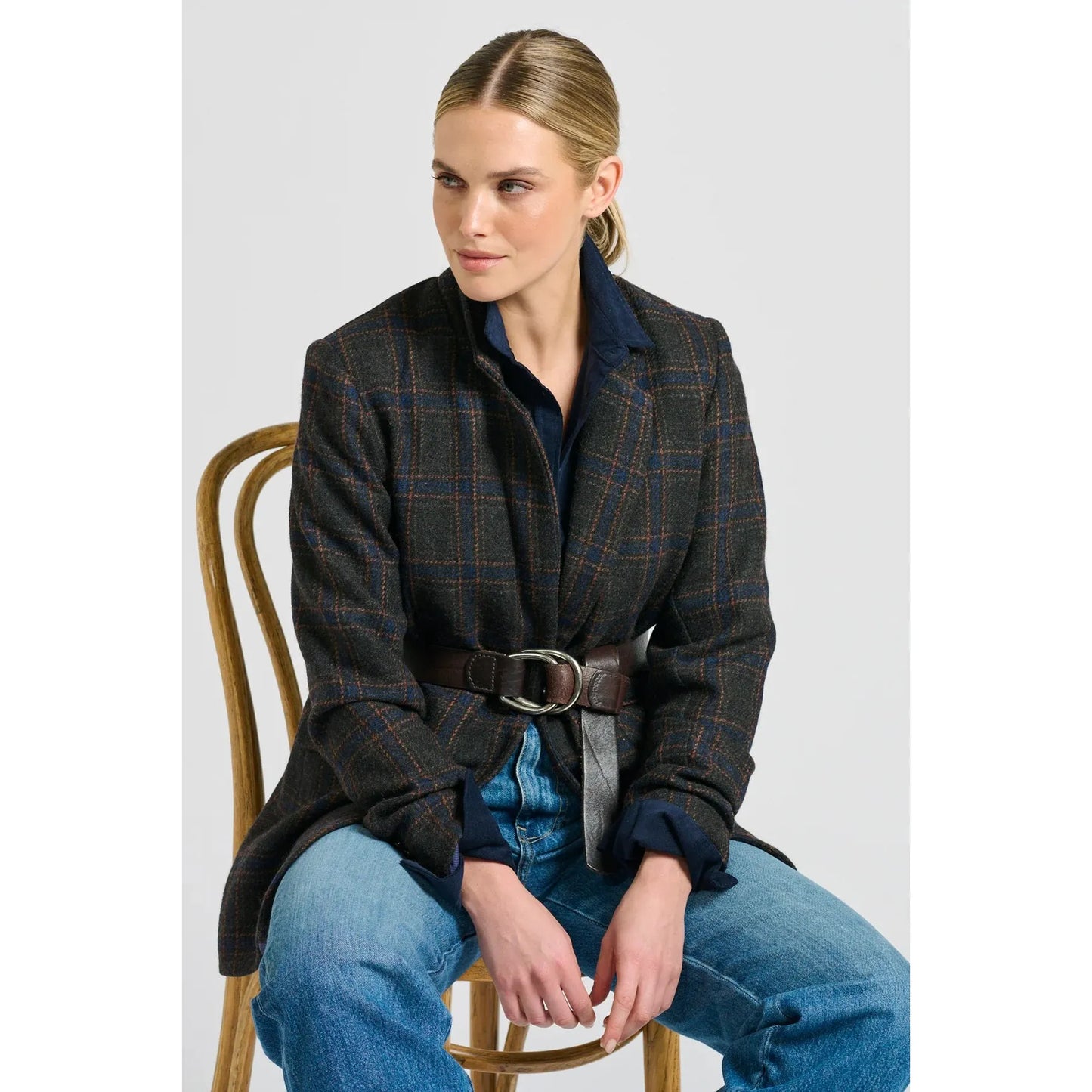 Shirty The iris Blazer - Perfect Plaid  Shirty Pisces Boutique
