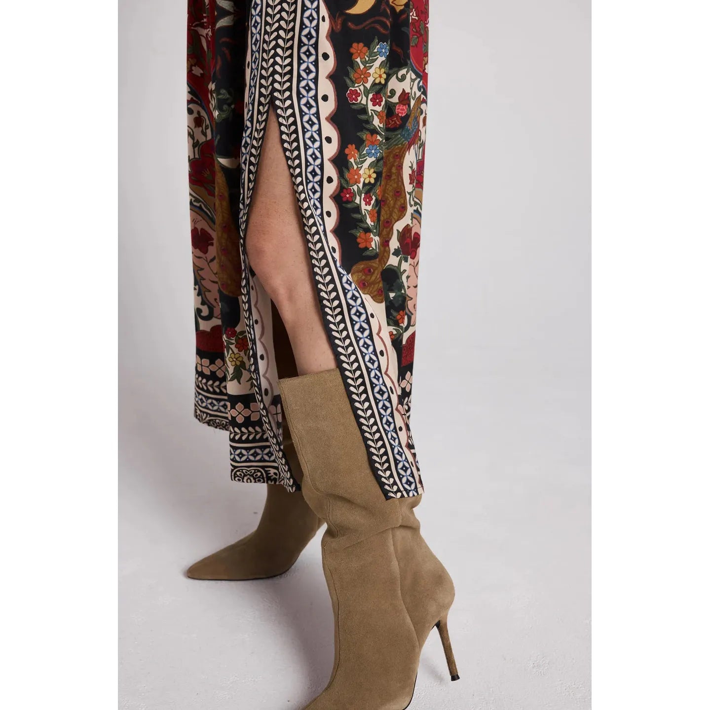 Louizon Sixtine Print Skirt - Paon  Louizon Pisces Boutique