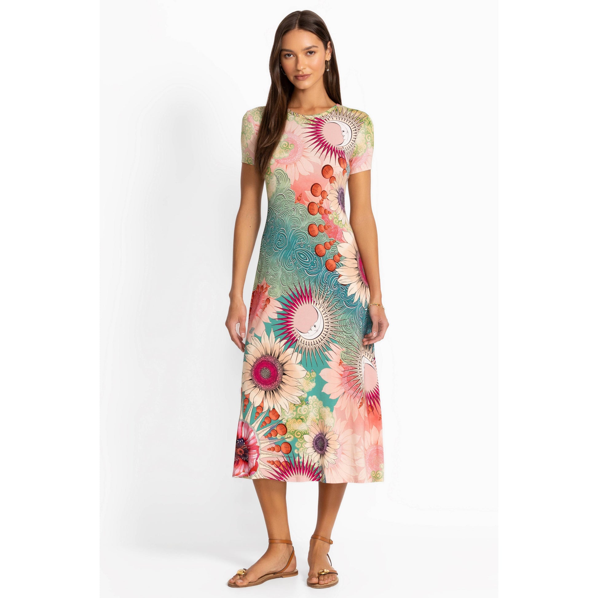 Johnny Was The Janie Favorite Cap Sleeve Dress - Emily