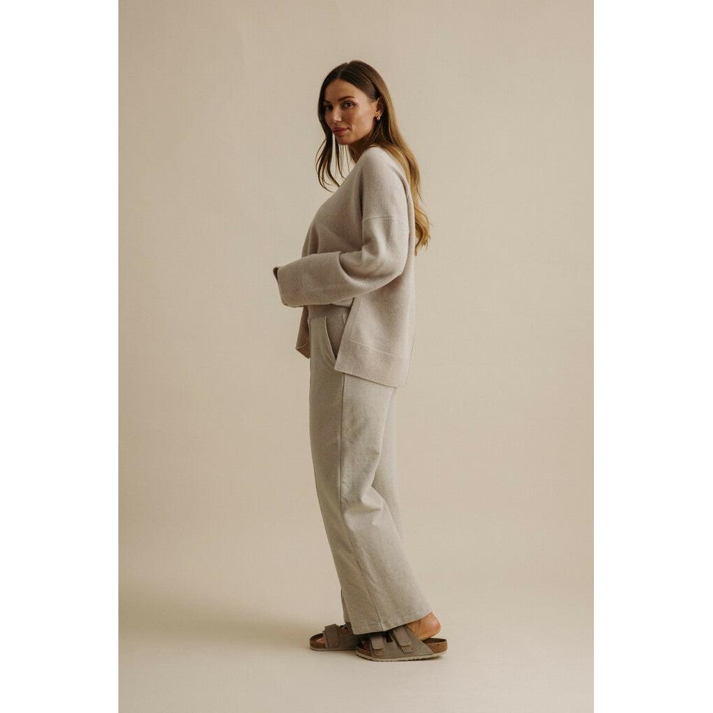 Talamaya Heavenly Fleece Pull On Pant - Wheat  Talamaya Pisces Boutique