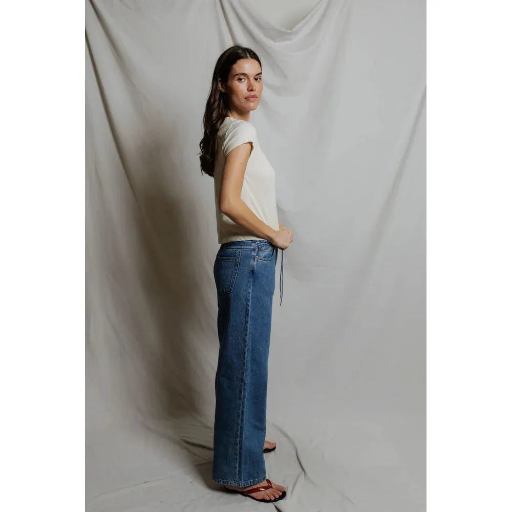 Perfect White Tee Val Hemp Cotton V Neck Tee - Natural  Perfect White Tee Pisces Boutique